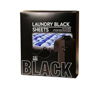 Black Dye for Clothes - 15 Count Dissolvable Sheets | Color Care Restorer | Fabric Dark Fast Laundry Protector | Gentle Washing Machine Sheet for Intense Dark Renovation