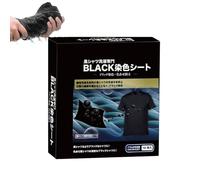 Black Dye for Clothes | 16-Piece Intensive Darkening Tablet - Darkening Black Synthetic Fabric Dye - for Home Laundry Washing Machine Linen Wool Jeans Pants