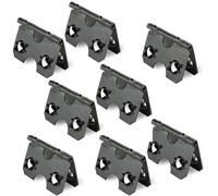 Black Easel Strut Hinge Self Fix 4 Hole 38mm Picture Framing Frame Hinges Back Plate Support Frame Leg Foot Hinge DIY Frame Supplies Pack of 10.