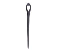 Black Ebony Wood Hair Stick, Vintage Chinese Hair Accessory | Sl inish, Lightweight Comfort, Holds Buns in Place for Hanfu Styling and Ancient Style Parties