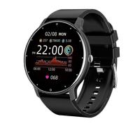 (black) Ecg ppg Blood Glucose Smart Watch Men Blood Pressure Fitness Heart Rate Tracker