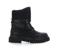 Black Eco Leather Boots for Women - female - Versace Jeans Couture - Lace-up Boots - Black - 5 UK - Shoes 5 UK