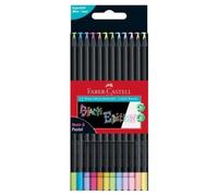 Black Edition Triangular Crayons 12 Colors Faber-Castell Top