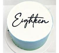 Black Eighteen Cake Topper,Time To Adult Cake Decorations,Acrylic Funny 18th Anniversary Cake Decors,Happy 18th Birthday Party Decorations for Girls Boys