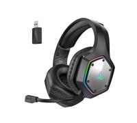 (Black) EKSA E1000 WT 2.4G Low Latency Wireless Gaming Headphones for PC/PS4/PS5/Xbox,