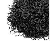 Black Elastic Hair Bands,500pcs Small Hair Rubber Bands with Box,Mini Elastic Hair Bands for Kids Hair Braids Ponytail Hair, Wedding Hairstyle etc.