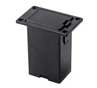 Black Electric Guitar Bass Battery Case Replacement 9V Active Guitar Bass Pickup Battery Box Easy To Replace