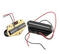 Black Electric Guitar Pickup Hot Classics Alnico 3 Magnet Pickup with Flat Pole Stagger Pole Bridge 7.8K