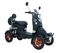 Black Electric Mobility Scooter 4 Wheeled with Extra Accessories Package: Mobility Scooter Waterproof Cover, Phone Holder, Bottle Holder by Green Power Unique4