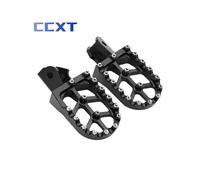 (Black) Electric Motorcycle CNC Foot Pegs Rests Pedals Footpegs Bracket For Surron Sur-Ron Light Bee X & Light Bee S Universal Parts