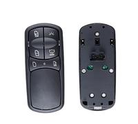 Black Electric Power for Master Window Switch Lifter Control Button Accessory 9438200097 9438200197 for Mercedes for Benz Actros MPII(9438200197)