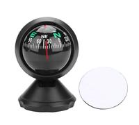 Black Electronic Adjustable Ball Night Vision Compass for Boat Vehicle