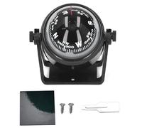Black Electronic Adjustable Military Marine Ball Night Vision Compass for Boat Vehicle