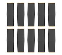 Black Empty Lipstick Containers, DIY Lip Balm Tubes for Homemade Lipstick, Reusable ABS Refillable Tube with 12.1mm Inner Diameter, Matte or Glossy Finish for Crafting (10-piece OPP Bag 【Frosted