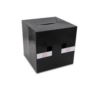 (Black Enderman) Head Minecraft Cardboard Cover Box Steve Creeper Enderman Mask Costume Cosplay
