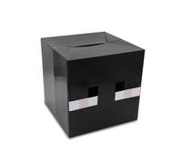 (Black Enderman) Minecraft Cardboard Headgear Box Cosplay Costume