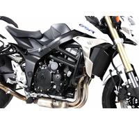 Black engine protection bars for Suzuki GSR 750 (2011-2016)