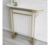 Black Entryway Table, Living Room Storage Rack Above Radiator, Sofa Back Cabinet for Hiding Ugly Artifacts - Simple Long Gap Blocking Design