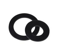 Black EPDM flat washer waterproof sealing ring, Inner diameter 10mm Outer diameter 28mm Thickness 2mm, 10Pcs
