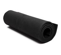 Black EVA Foam Sheets Roll, Cosplay Foam Crafts (6mm, 34.8 cm x 99.1 cm)