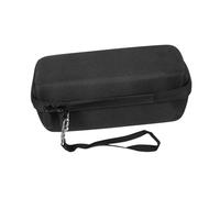 Black EVA Nylon Wireless Speaker Storage Case for Small Items | Lightweight Portable Design, Wear Resistant Construction, Organiser Box Format for Home Supplies