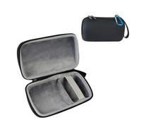 Black Eva Speaker Storage Bag Protective Travel Carrying Case | Strong Zipper, Hand Strip Included, for Digital Speaker and Small Trinkets, Home or Traveling Use