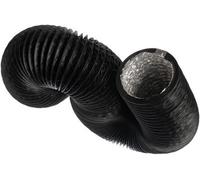 Black Exhaust Hose 125mm / 3M With Aluminium Insulation