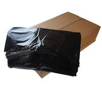 BLACK EXTRA HEAVY DUTY 25kg+ REFUSE BAGS SACKS BIN LINERS RUBBISH BAG 450 x 720 x 950mm 18" x 29" x 39" 250G GWH3 90L 200 bags