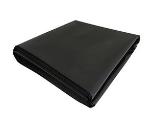 Black Extra Heavy Duty Polythene Plastic Sheeting DPM DPC Damp Proof Membrane 3 Metre x 4 Metre 300mu - 1200g BBA
