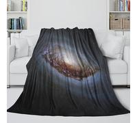 Black Eye Galaxy M64 Soft Fleece Blanket - Universe Starry Air Conditioner Blanket for Calming And Sleep - Cozy Blanket To Wrap With After A Tiring Day - Gift for Yourself 70x80inch(180x200cm)