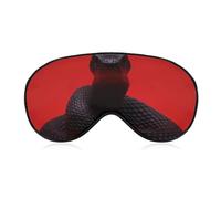 Black Eyed Snake Eye Mask, Side Sleeping Mask Light Blindfold Sleeping Mask Nose Pad and Elastic Band for Children Women and Men