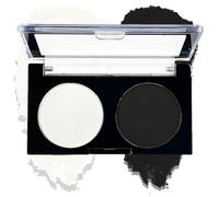 Black Eyeshadow Palette, Black & White Eye Shadow, Smokey Goth Eye Make-Up, Matte Waterproof Long Lasting, Halloween Eye Shadow Pallets Makeup for Women