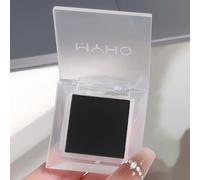 Black Eyeshadow Palette Goth Makeup, Smokey Matte Single Eyeshadow Eye Make-Up, Waterproof High Pigment Long Lasting Fine Powder Eye Shadow Cold Toned Halloween Makeup