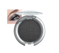 Black Eyeshadow Palette, Metallic Grey Smoky Eye Shadow Powder, Highly Pigmented Silky Smooth Buildable Blendable, Waterproof Long Lasting Easy to Apply Eyes Makeup, Gift for Women
