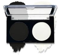 Black Eyeshadow Palette, White Smokey Eye Shadow Palette, Matte Black Eye Shadow Pallets for Women, Long Lasting Smooth Dark Eye Make-Up Goth Makeup Palette