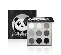 Black Eyeshadow Palettes, 9 Colour Smokey Silver Gray White Eye Shadow Palette, Glitter Matte Makeup Eye Shadows, Long Lasting Highly Pigmented Eyeshadows Pallets for Women Girls Festival Gifts