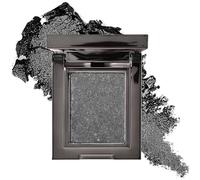 Black Eyeshadow, Shimmer Eye Glitter, Smokey Goth Eye Shadow, Sparkling Metallic Long Lasting Waterproof, Black Gothic Single Make up Palettes for Women Halloween Christmas Gifts