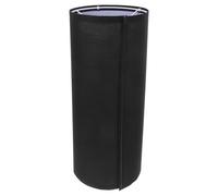 Black Fabric Cylinder Lampshade E27 Replacement, Tall Round Shade | Minimalist Modern Design, Detachable Structure, Creates a Cosy Warm Glow for Bedrooms, Hotel Rooms, Bedside or Table Lighting