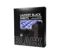 Black Fabric Dye - Faded Laundry Shading Correction, Universal Dissolvable Washing Machine Sheet, 11x14cm Dimensions + 15 Count Paper Box, Concentrated Color Concentrate Cell - For Clothes Home & Busi