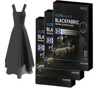 Black Fabric Dye for Clothing, Machine Washable Ultra Blacks, 30-Pack