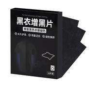 Black Fabric Dye Tablet - 10-Piece Concentrated Black Dye, All-Purpose Textile Color Tablets | Perfect Polyester Synthetic Linen Denim Home Washing Coloring Project