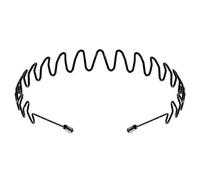 Black Fashion Metal Wavy Headband Reusable Hair Band Hoop Party Hairpins Headwear Hair Accessories 4 Durable and Deft, Men Women's Fashion Headbands
