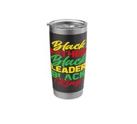Black Father Black Leader Black King Stainless Steel Insulated Tumbler