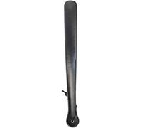 Black Faux Leather BDSM Spanking Paddle, Couples Fetish Crop, Long Black Bondage Whip, BDSM Sex Toy for Couples