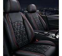 Black Faux Leather Front Seat Covers Waterproof and Durable Car Seat Protectors for Vauxhall AMPERA Astra Corsa B C D GRANDLAND X Insignia a b Karl Zafira a Vectra a b c Omega a b Signum Tigra