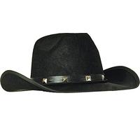 Black Felt Cowboy Studded Hat