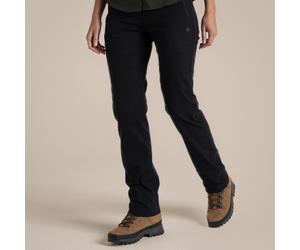 Black female 10L Craghoppers Expert Women's Kiwi Pro Stretch Trousers Black, Size: 10L