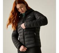 Black female 12 Regatta Women's Hooded Marizion Padded Jacket Black, Size: 12