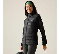 Black female 14 Regatta Women's Clumber Hybrid Jacket Black, Size: 14