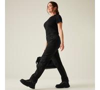Black female 20 R Regatta Professional Women's Prolite Stretch Trousers Black, Size: 20 R